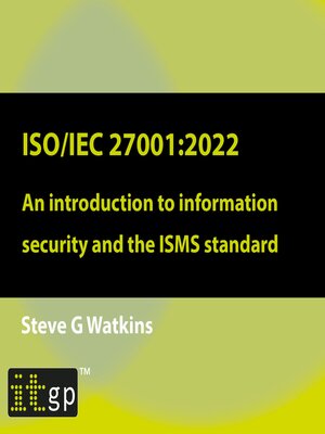 cover image of ISO/IEC 27001